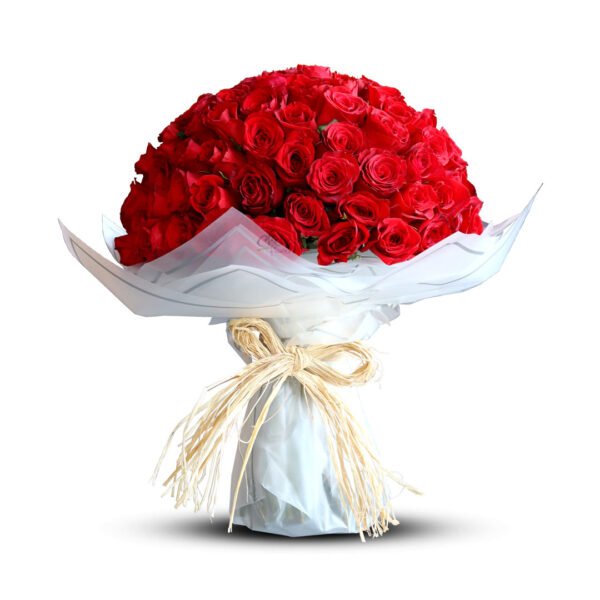 Passionate Red Rose arrangement