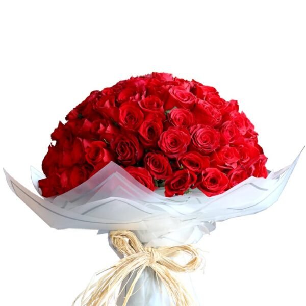 Passionate Red Rose arrangement