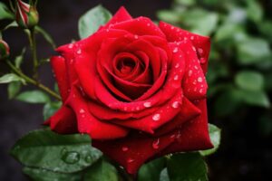 Bouquet of 100 fresh red roses – romantic flower arrangement for love and anniversary in Abu Dhabi