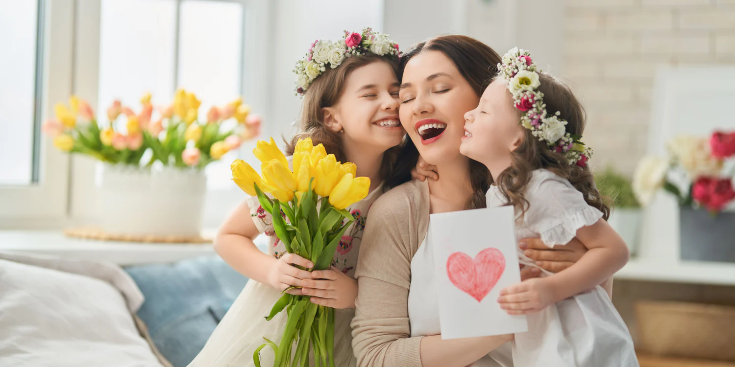 on Mother’s Day childs are whishing their moms